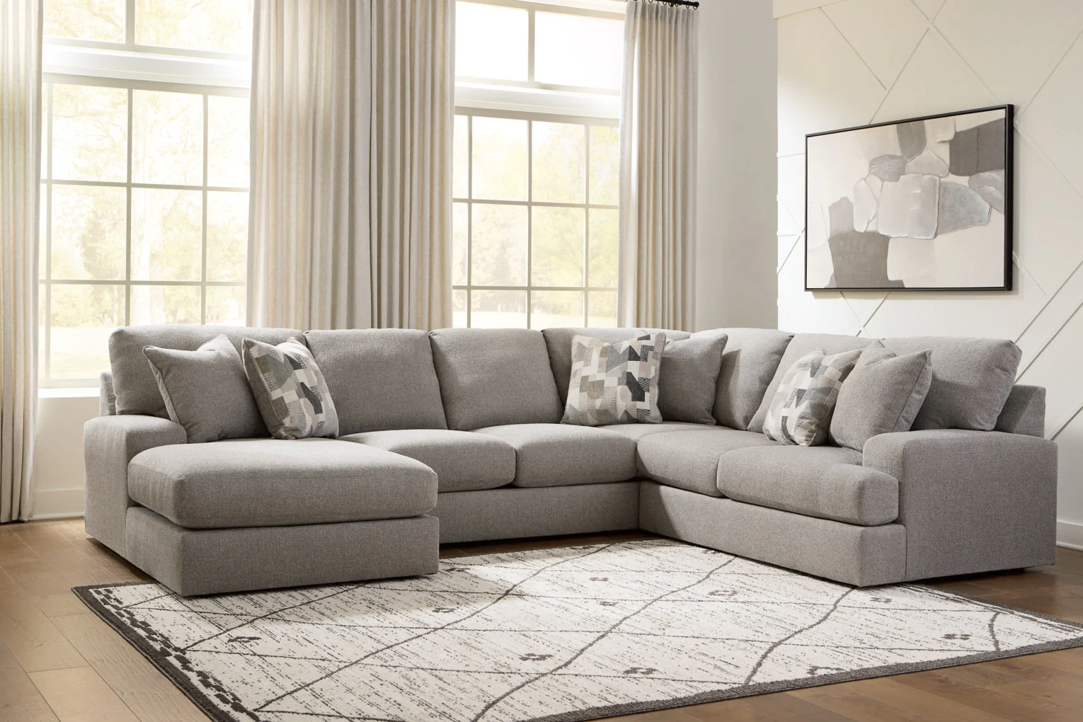 Lindon 3-Piece Sectional with Chaise - Image 3