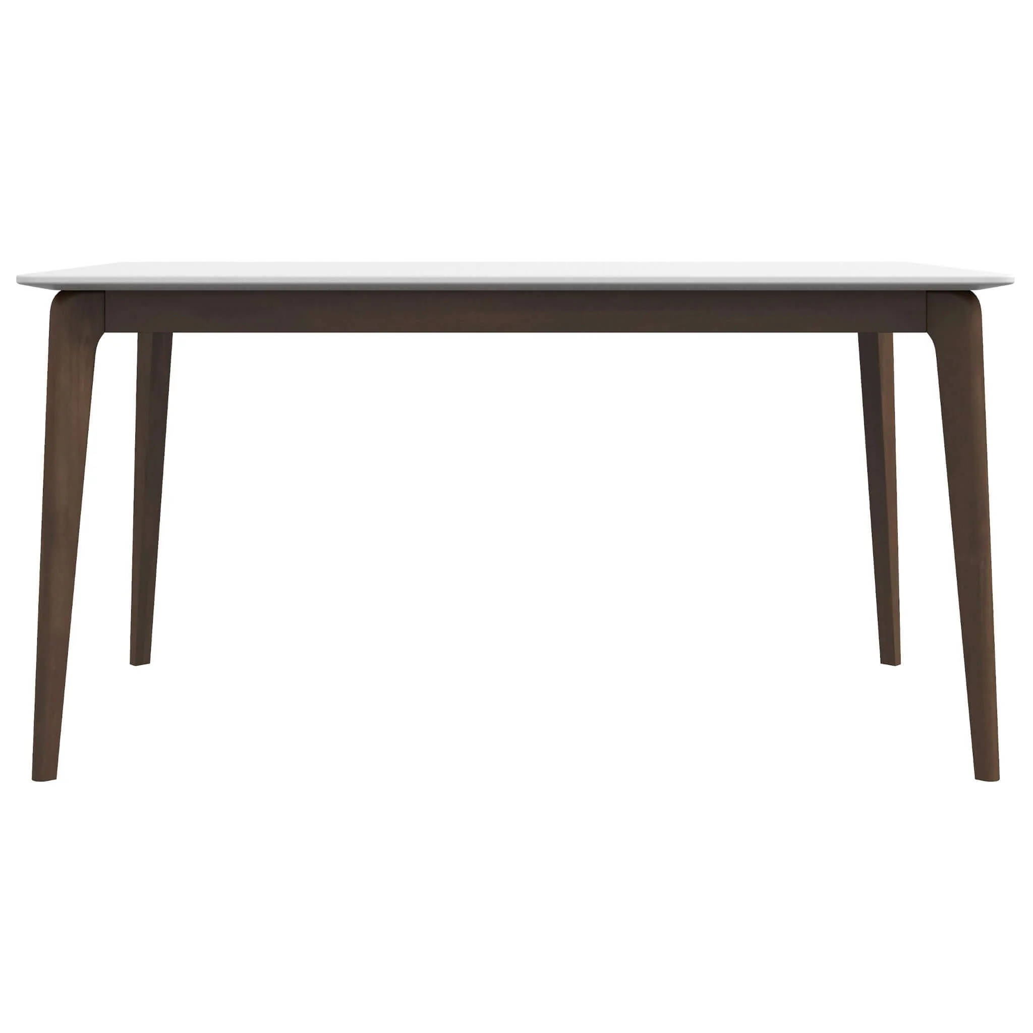 Lindsey  Solid Wood White Top Dining Table - Image 2
