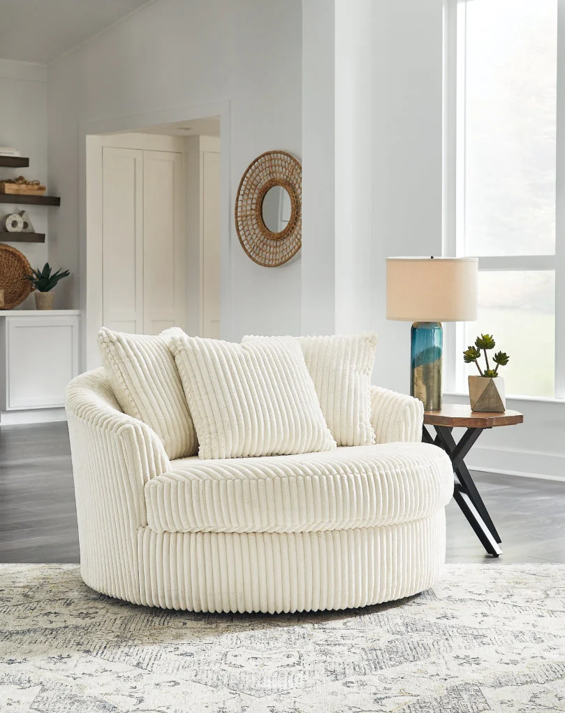 Lindyn Oversized Swivel Accent Chair - Image 2