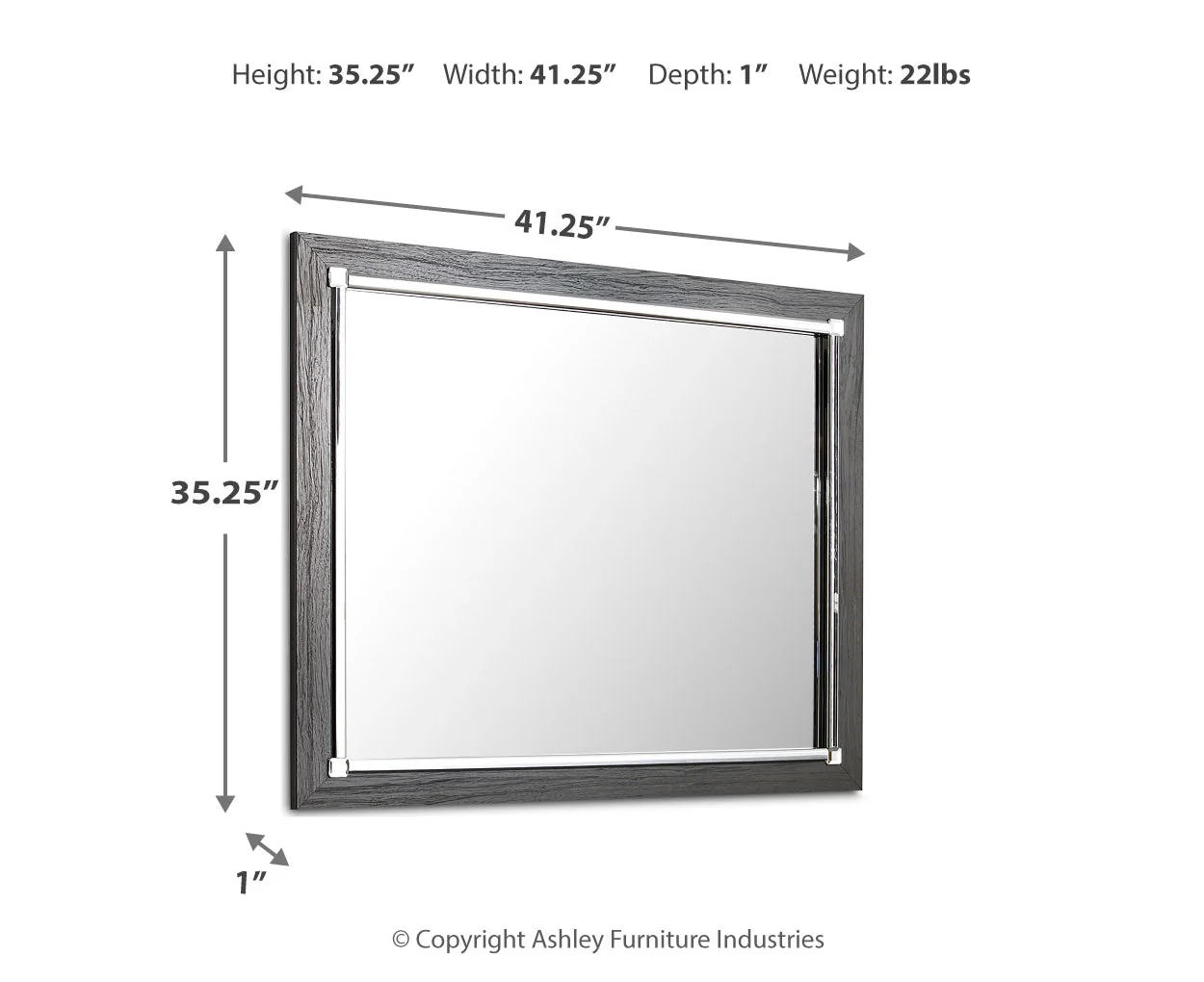 Lodanna Bedroom Mirror - Image 2