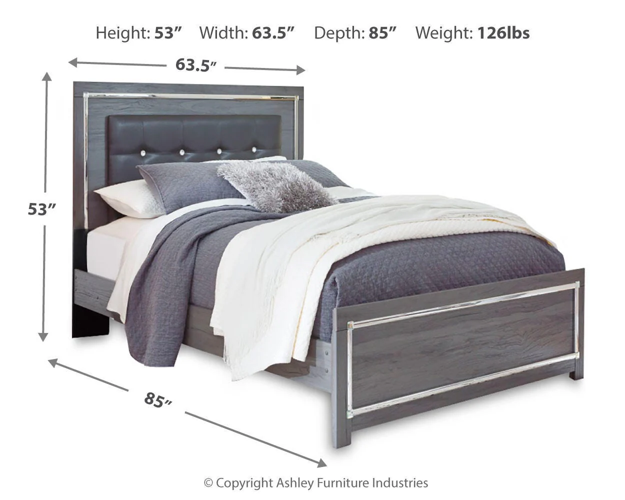 Lodanna Panel Bed - Image 11