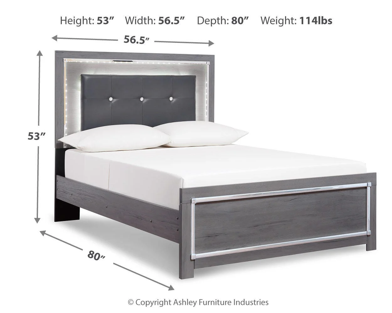 Lodanna Panel Bed - Image 12