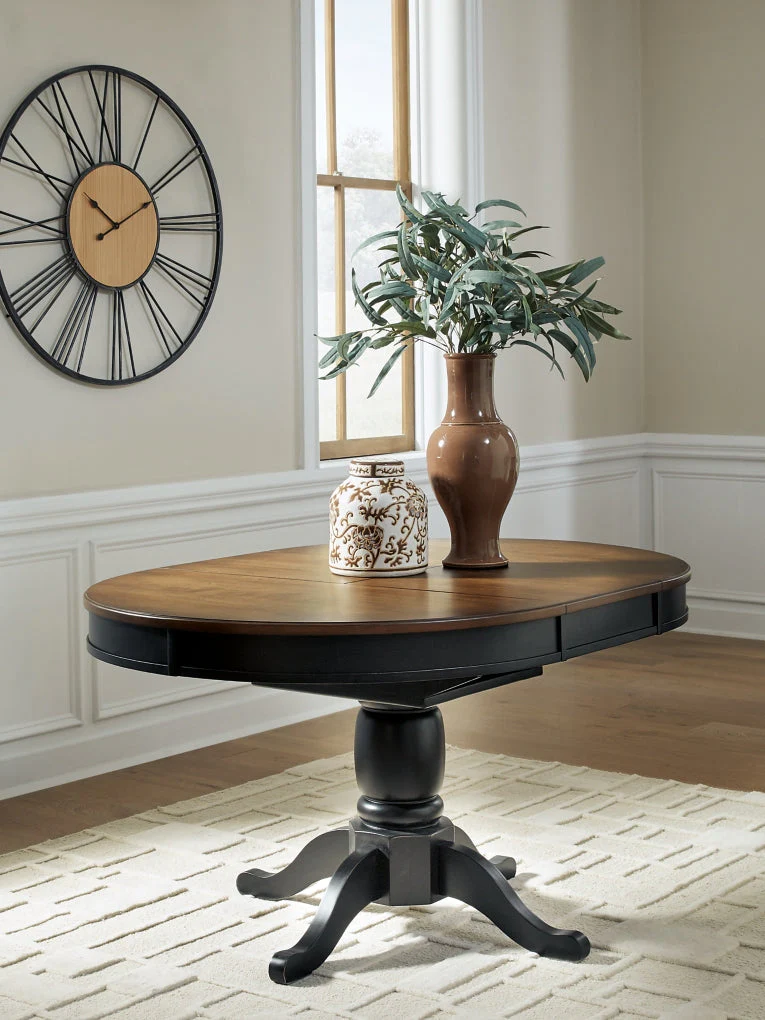 Loganeer Oval Dining Room Butterfly Extension Table - Image 2