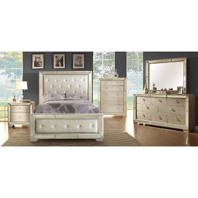 Loraine Champagne California King Bed - Image 2