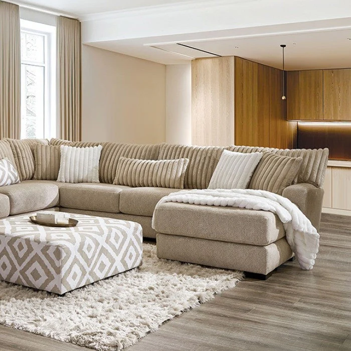 Loughton Light Brown Sectional - Image 2
