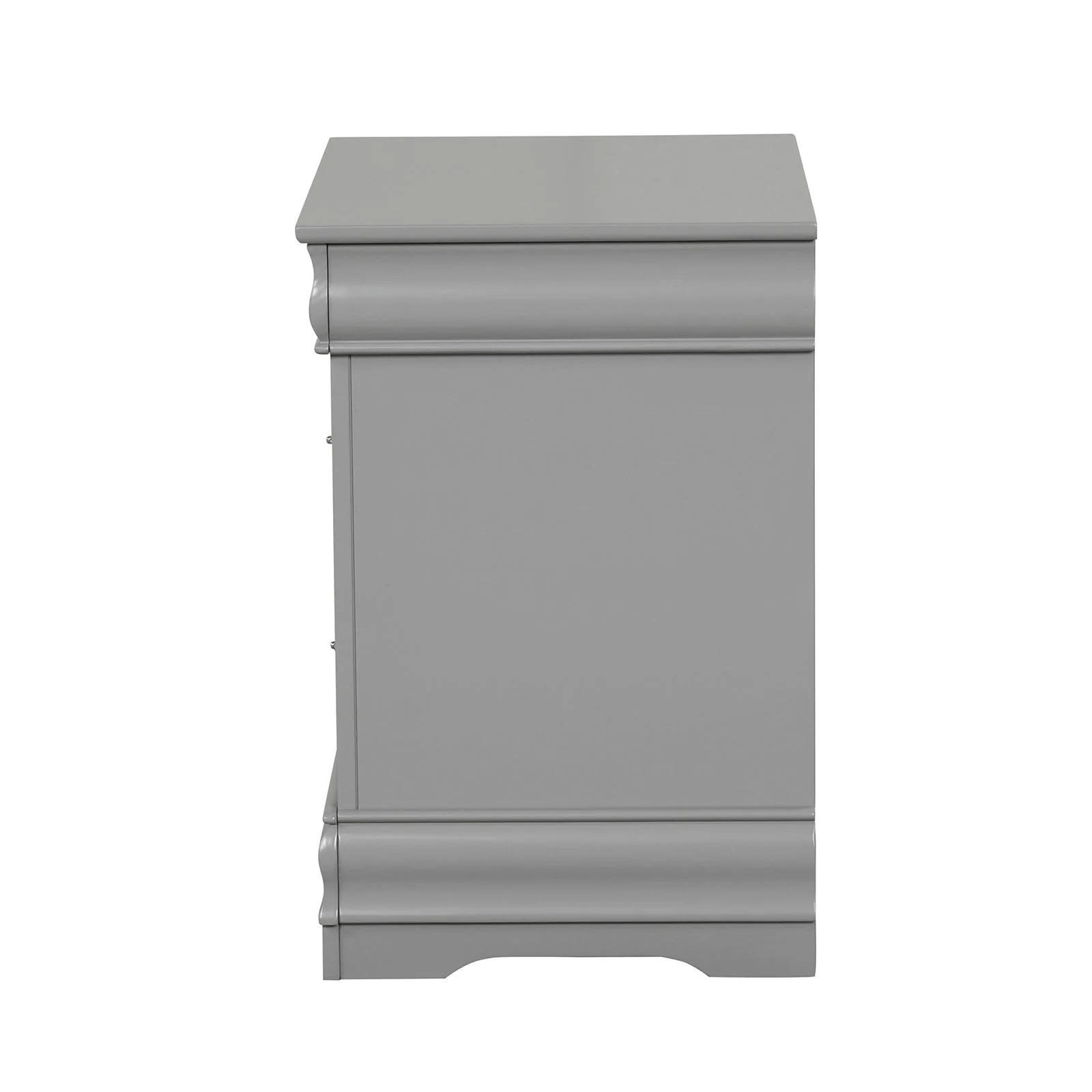 Louis Philippe Gray Nightstand - Image 3