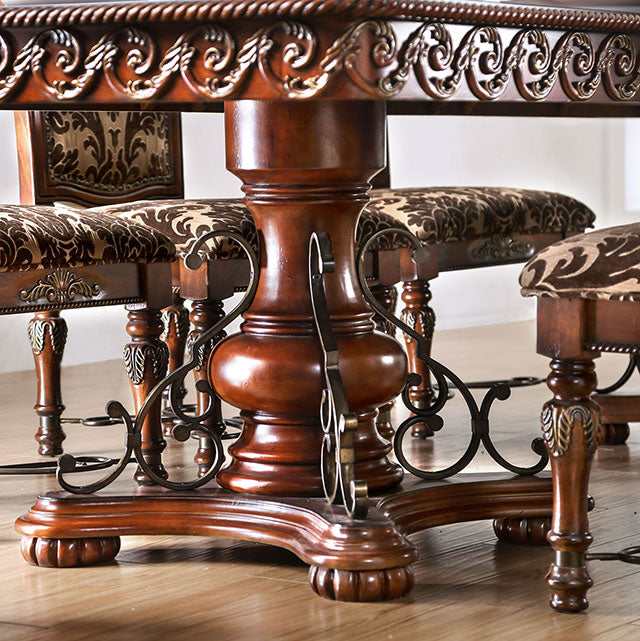 Lucie Brown Cherry Dining Table - Image 5