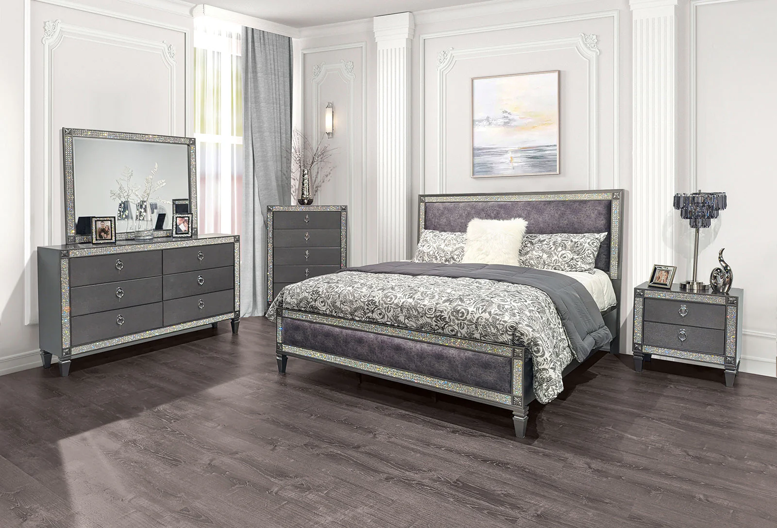 Lyanne Gray Full Bed - Image 2