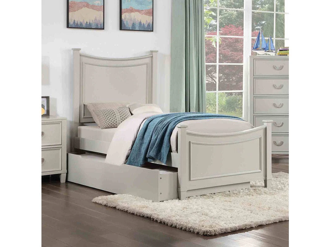 Lycorida Light Gray Full Bed