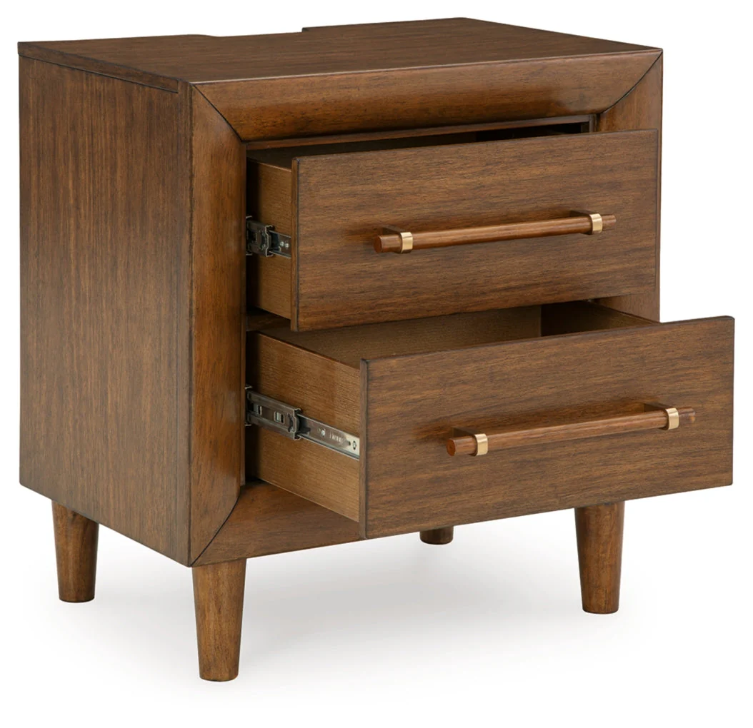 Lyncott Two Drawer Night Stand - Image 3