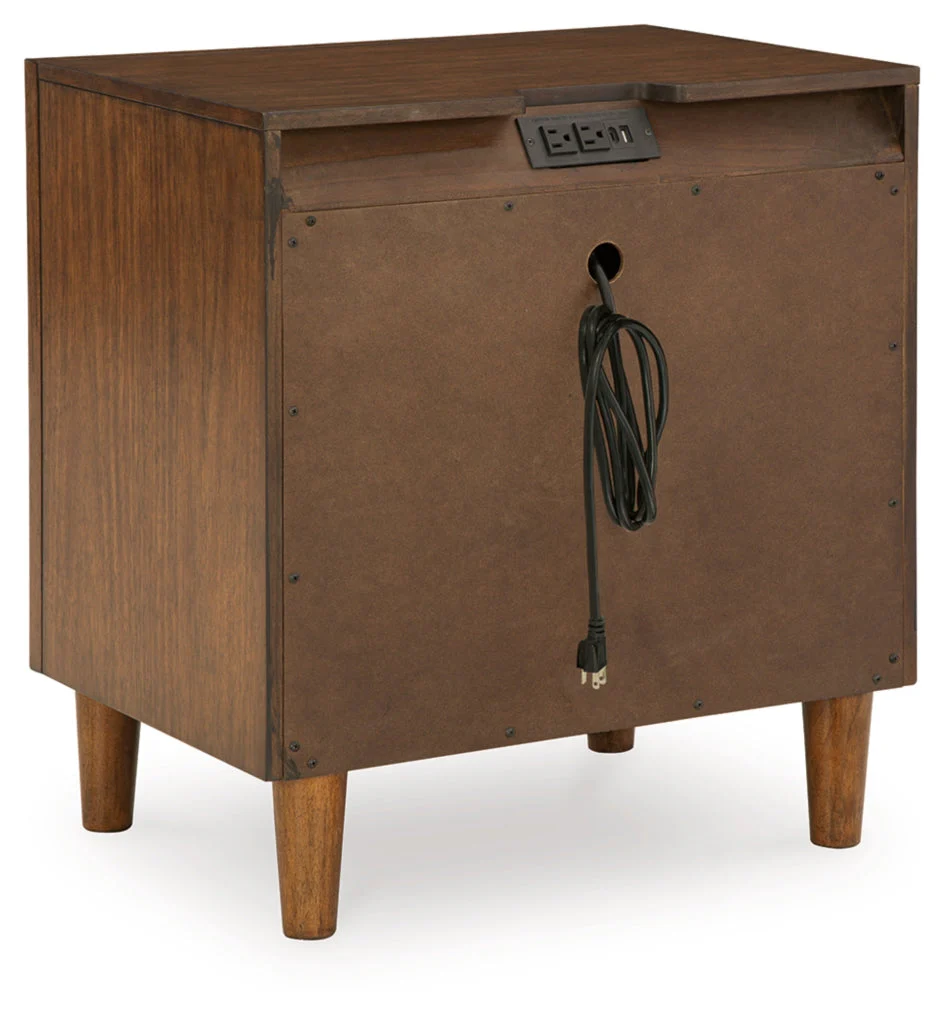 Lyncott Two Drawer Night Stand - Image 6