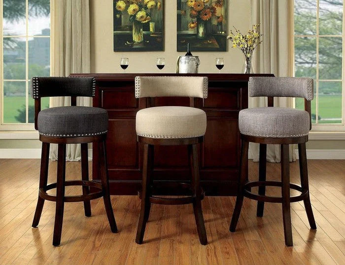 Lynsey Dark Oak/Gray 29" Bar Stool - Image 5