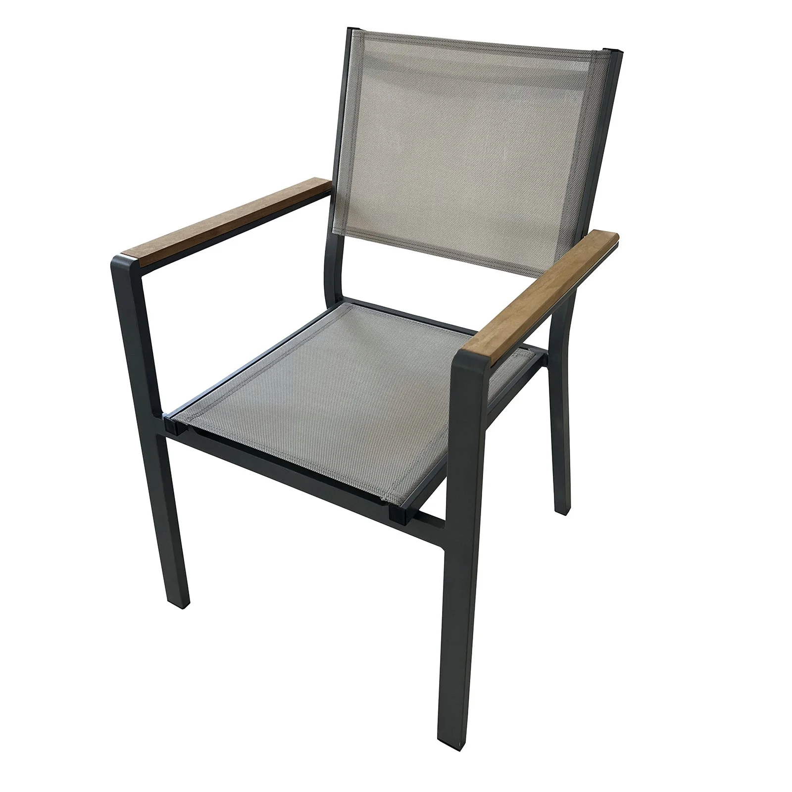 Lyon Black/Natural/Brown 5 Piece Patio Set - Image 3