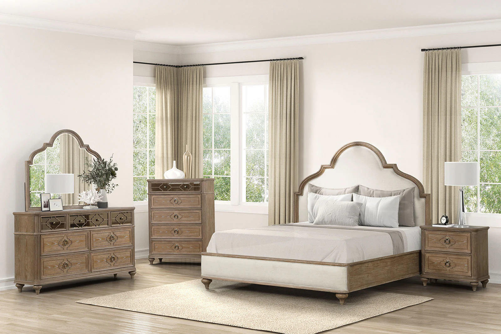 Lyris Rustic Oak Chest - Image 5