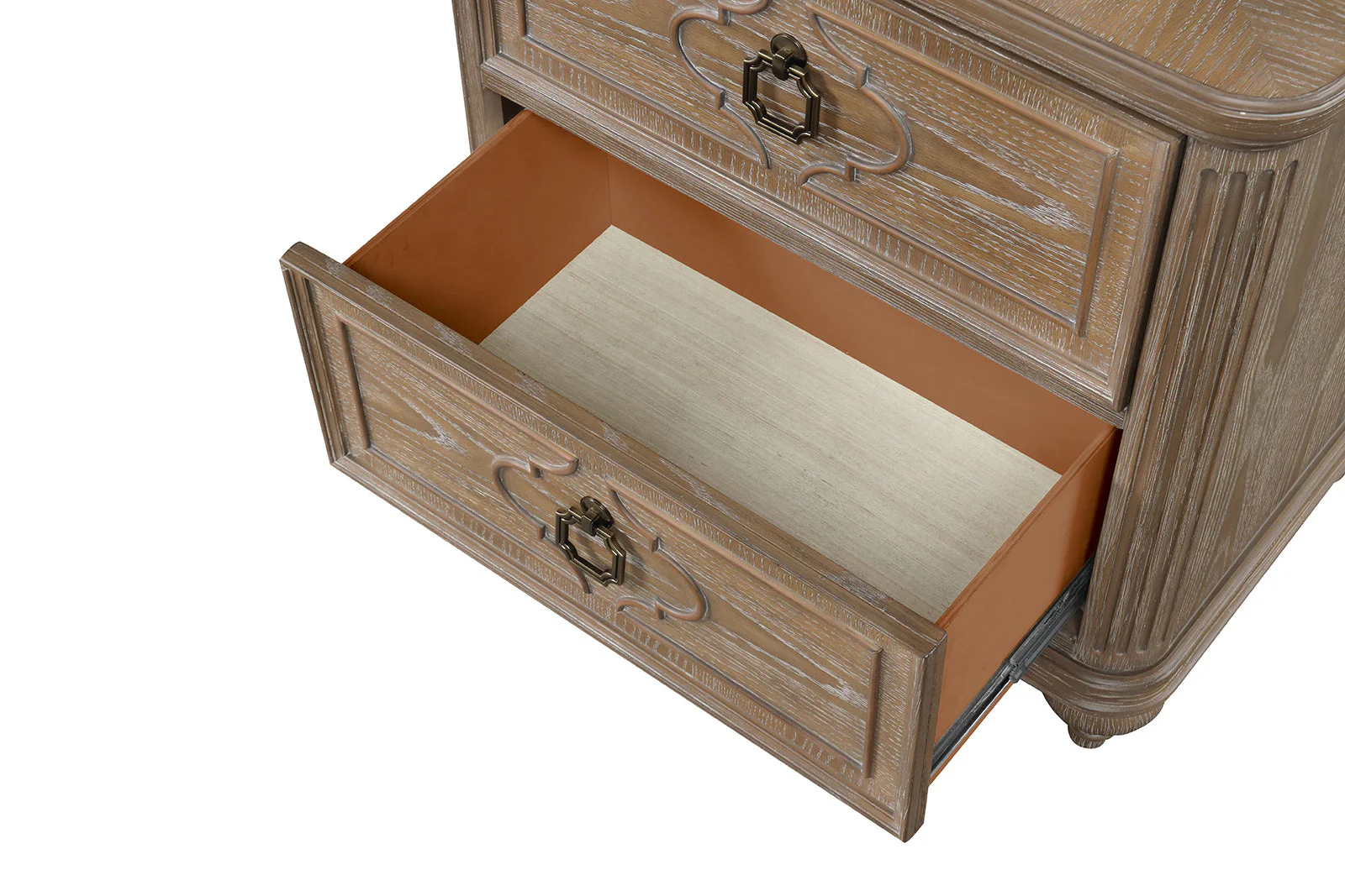 Lyris  Rustic Oak Nightstand - Image 5