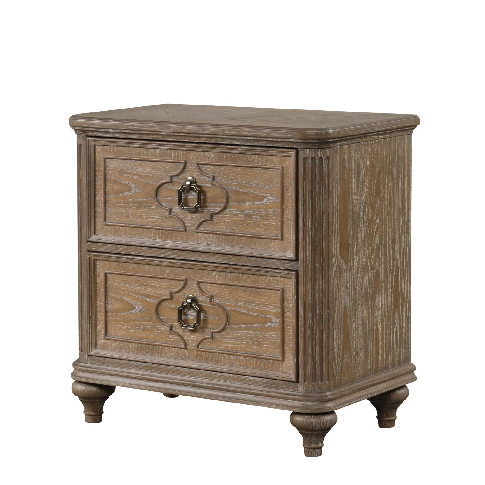Lyris Rustic Oak Queen 5 Piece Bedroom Set w/Chest - Image 4
