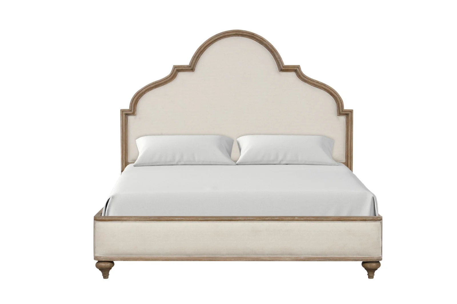 Lyris  Rustic Oak Queen Bed - Image 2