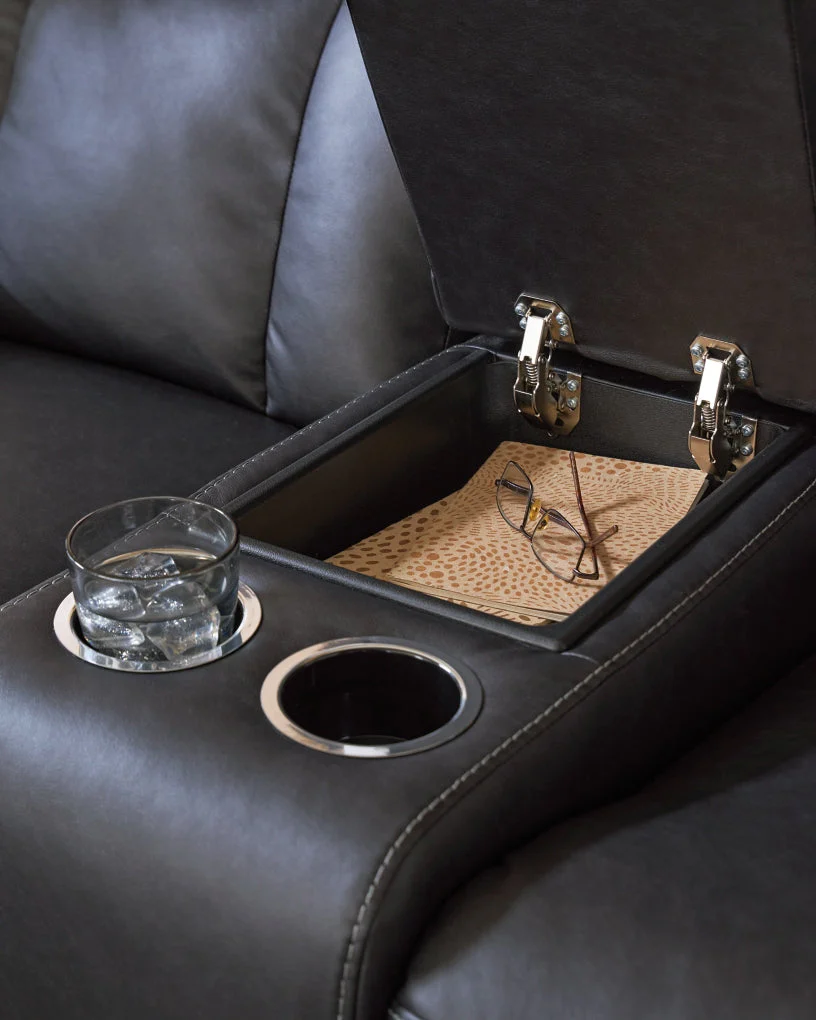 Mackmenville DBL Reclining Loveseat w/Console - Image 14