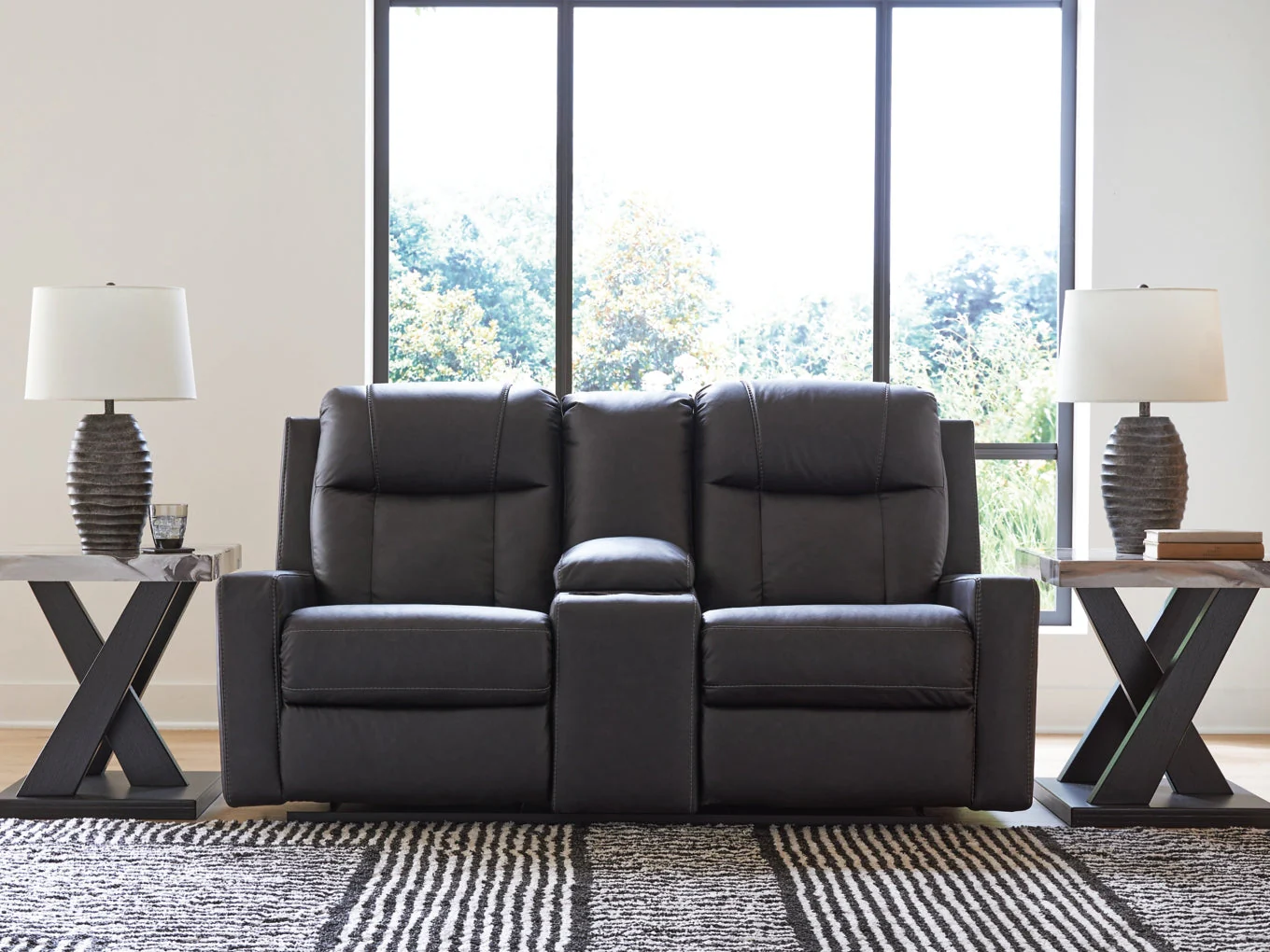 Mackmenville DBL Reclining Loveseat w/Console - Image 4