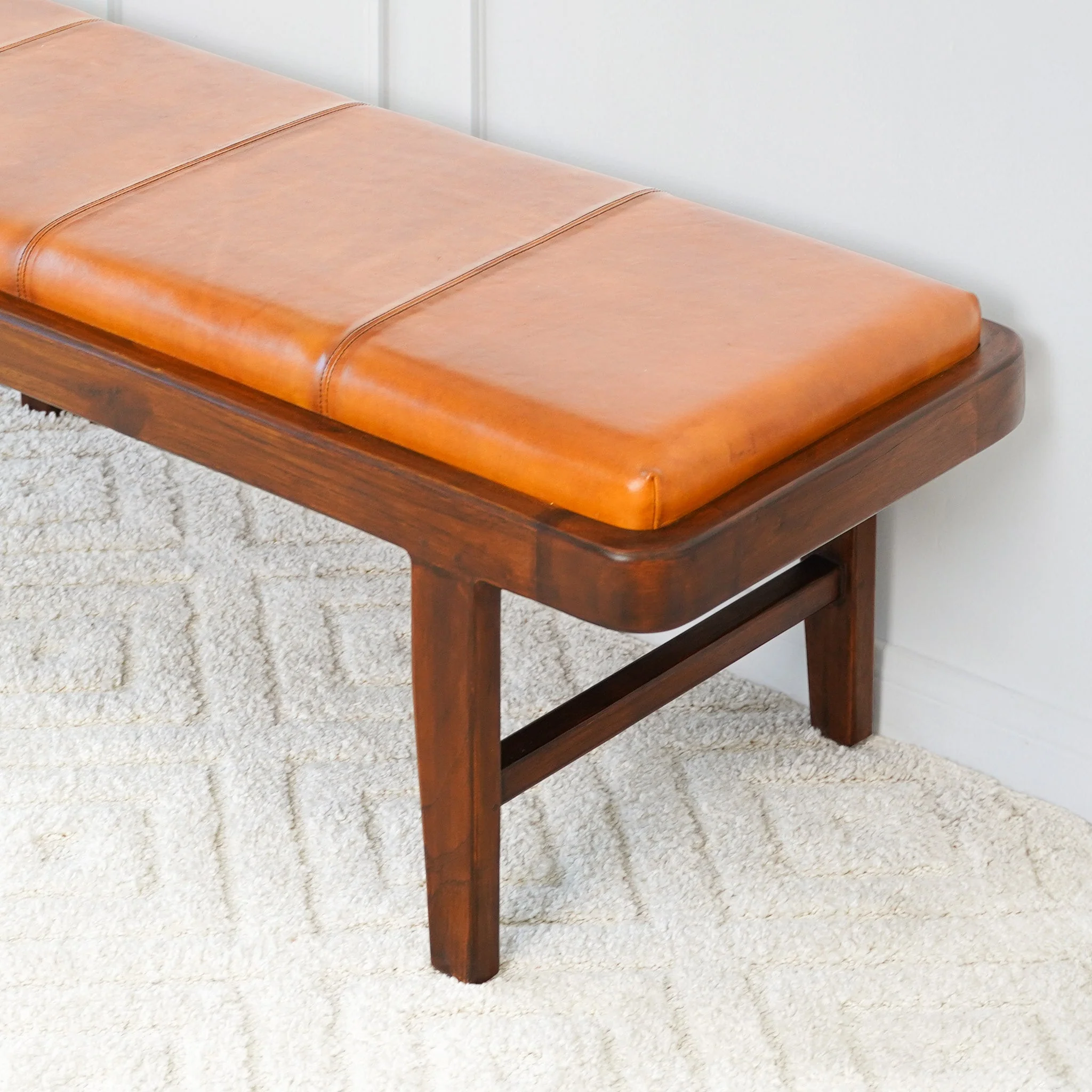 Maddox Bench (Tan Leather) - Image 6