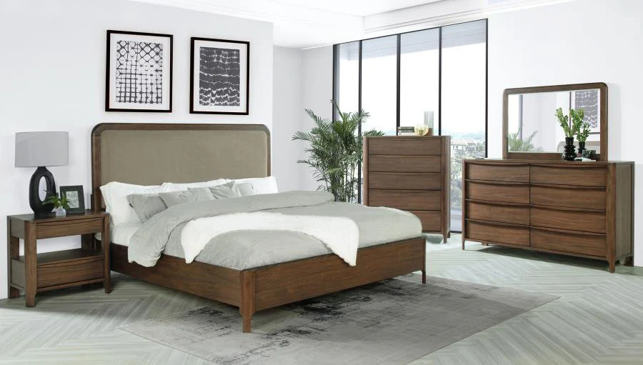 Maderia Dresser Mirror Walnut - Image 6