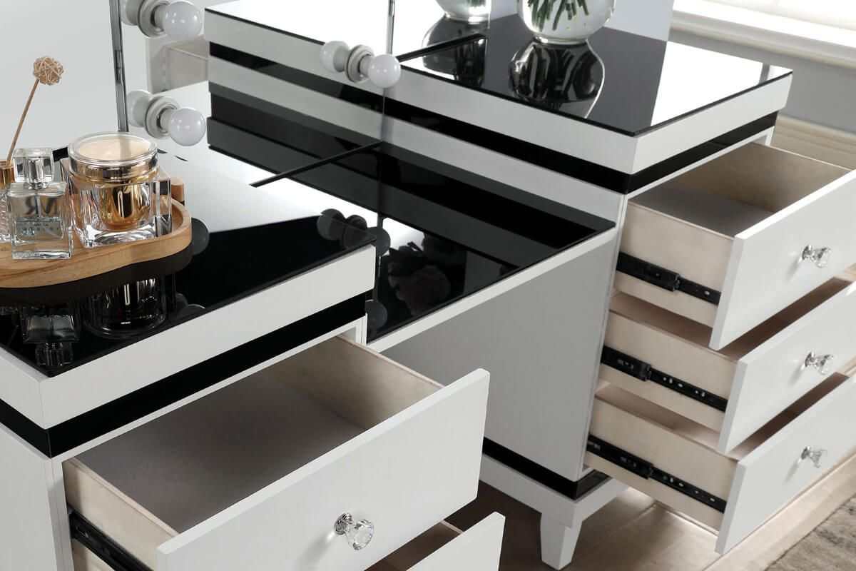 Madonna White & Black Vanity Set - Image 2