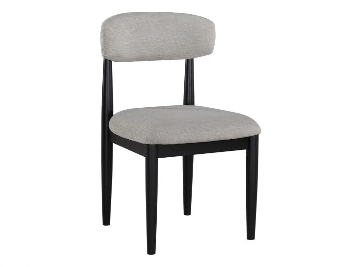 Magnolia 52-inch Round 5-Piece Dining Set, Black - Image 6
