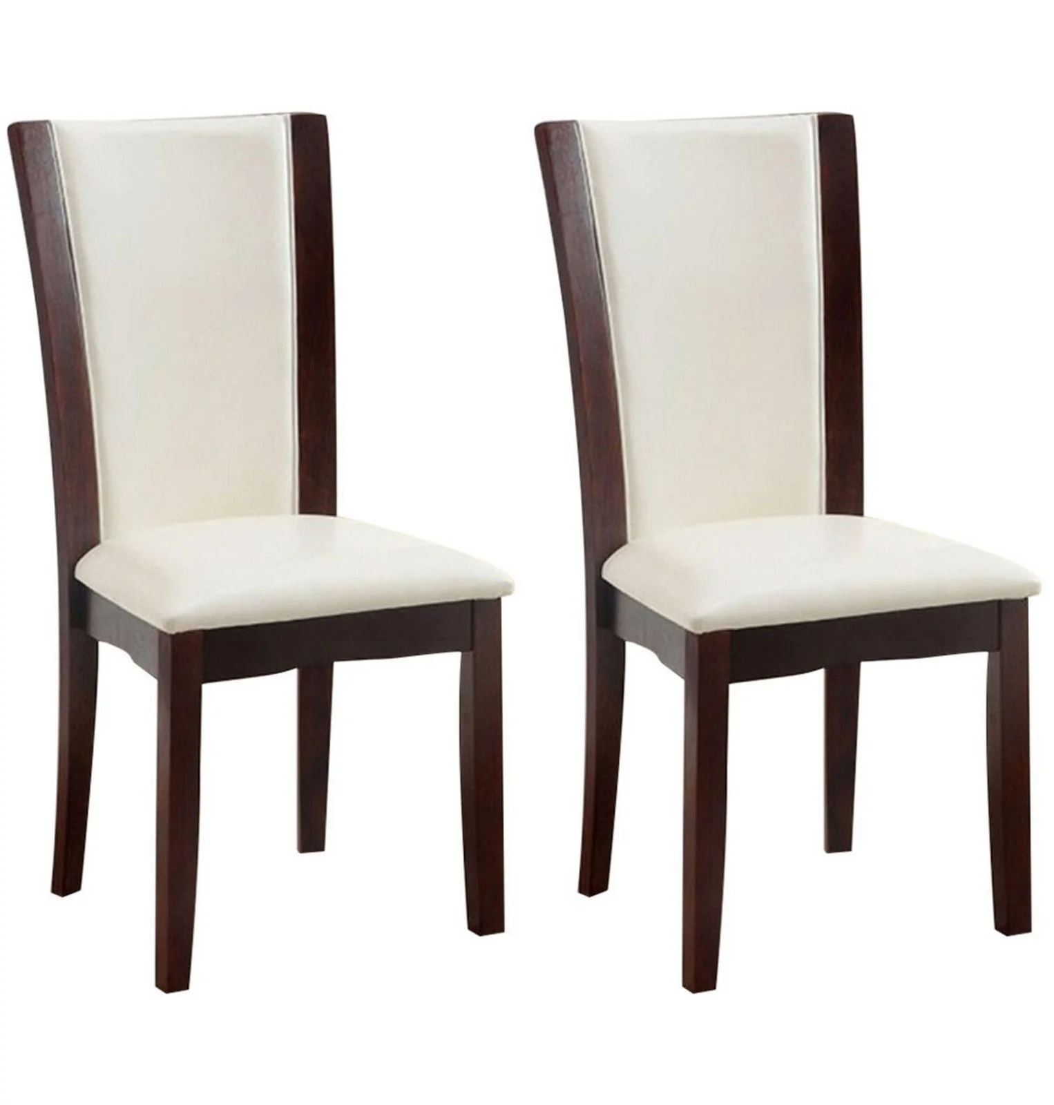 Manhattan Dark Cherry/White 7 Piece Dining Set - Image 3
