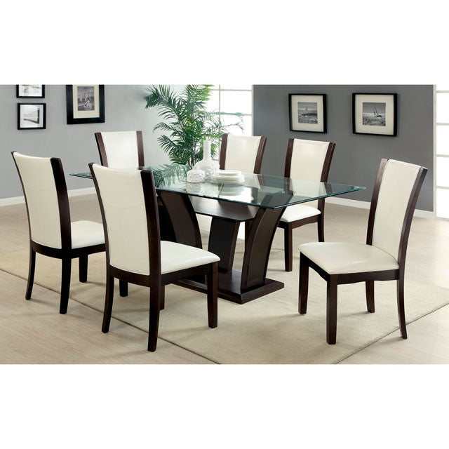 Manhattan Dark Cherry/White Side Chair (Set of 2) - Image 6