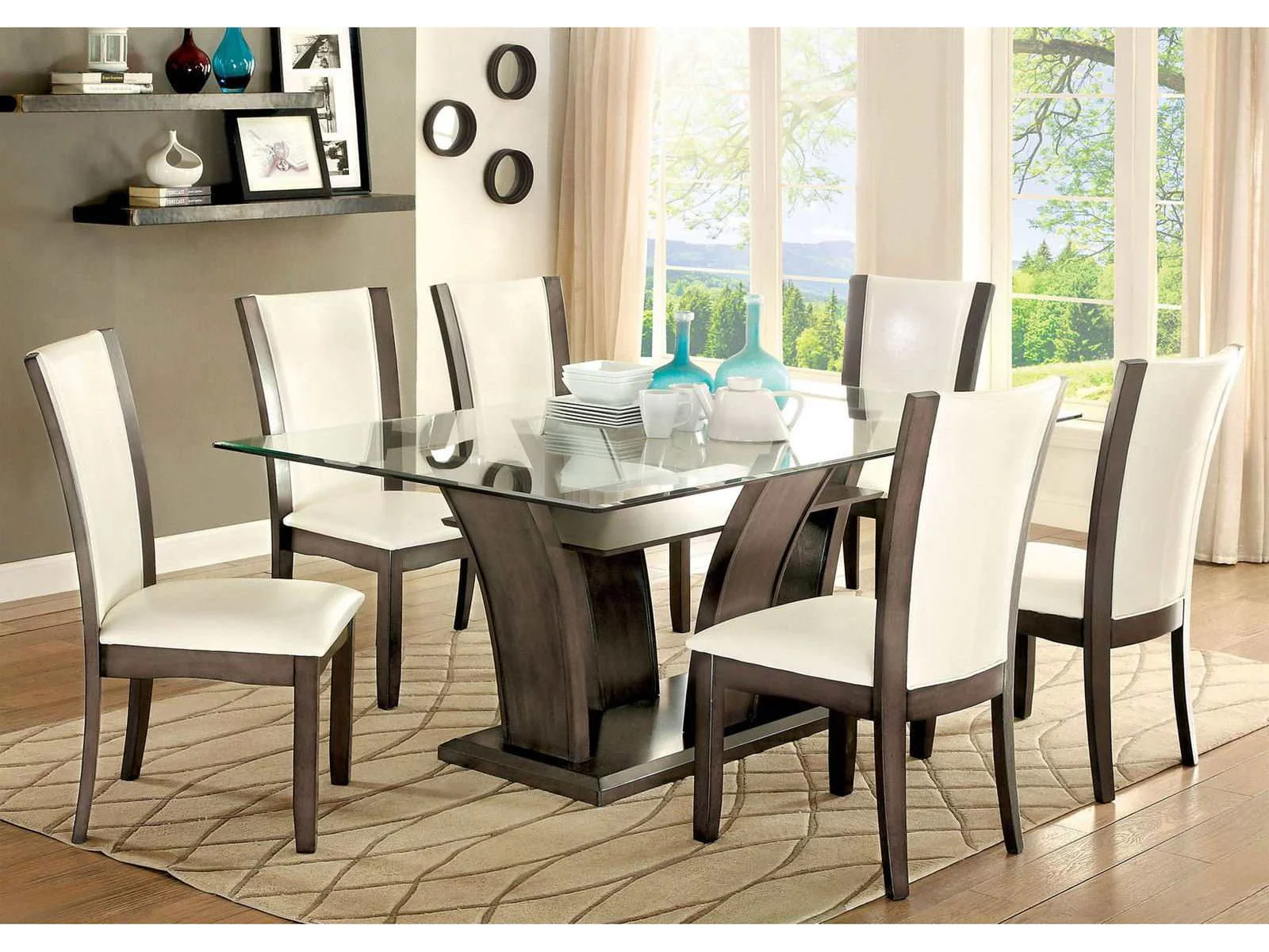 Manhattan Gray & White Dining Chair (Set of 2)