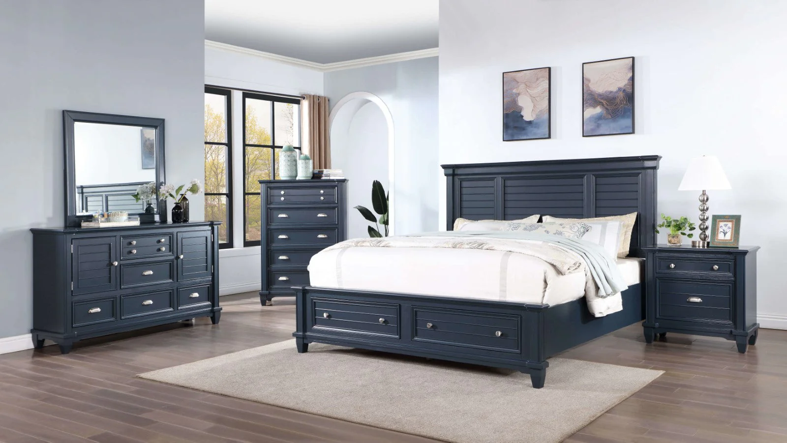 Manzanillo Slate Blue Chest - Image 2
