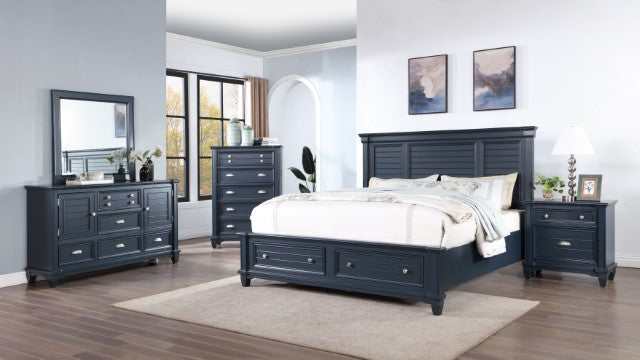 Manzanillo Slate Blue Eastern King Bed - Image 2