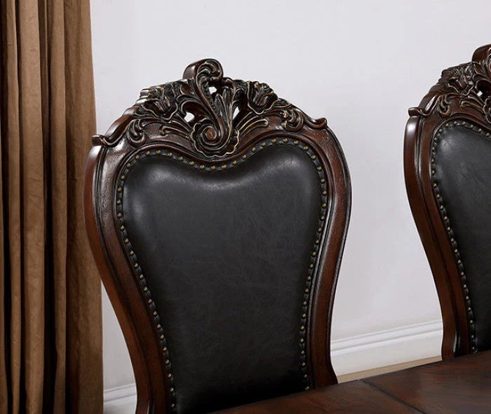 Manzanita Dark Cherry/Black Arm Chair (Set of 2) - Image 2
