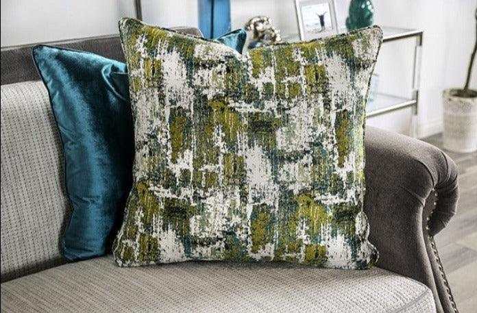 Mariella Gray & Beige Stationary Sofa & Loveseat 2pc - Image 6