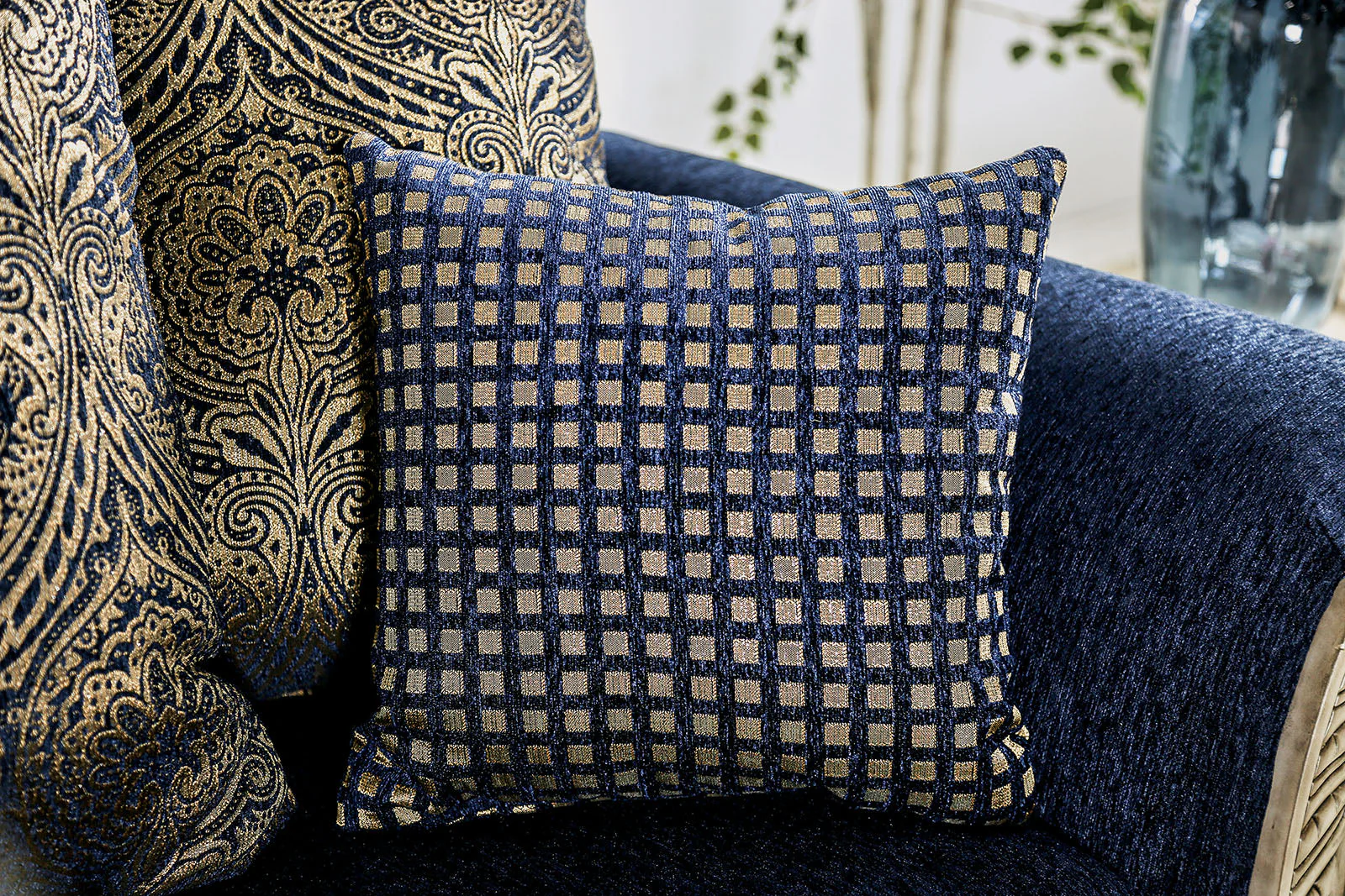 Marinella Royal Blue Sofa - Image 3