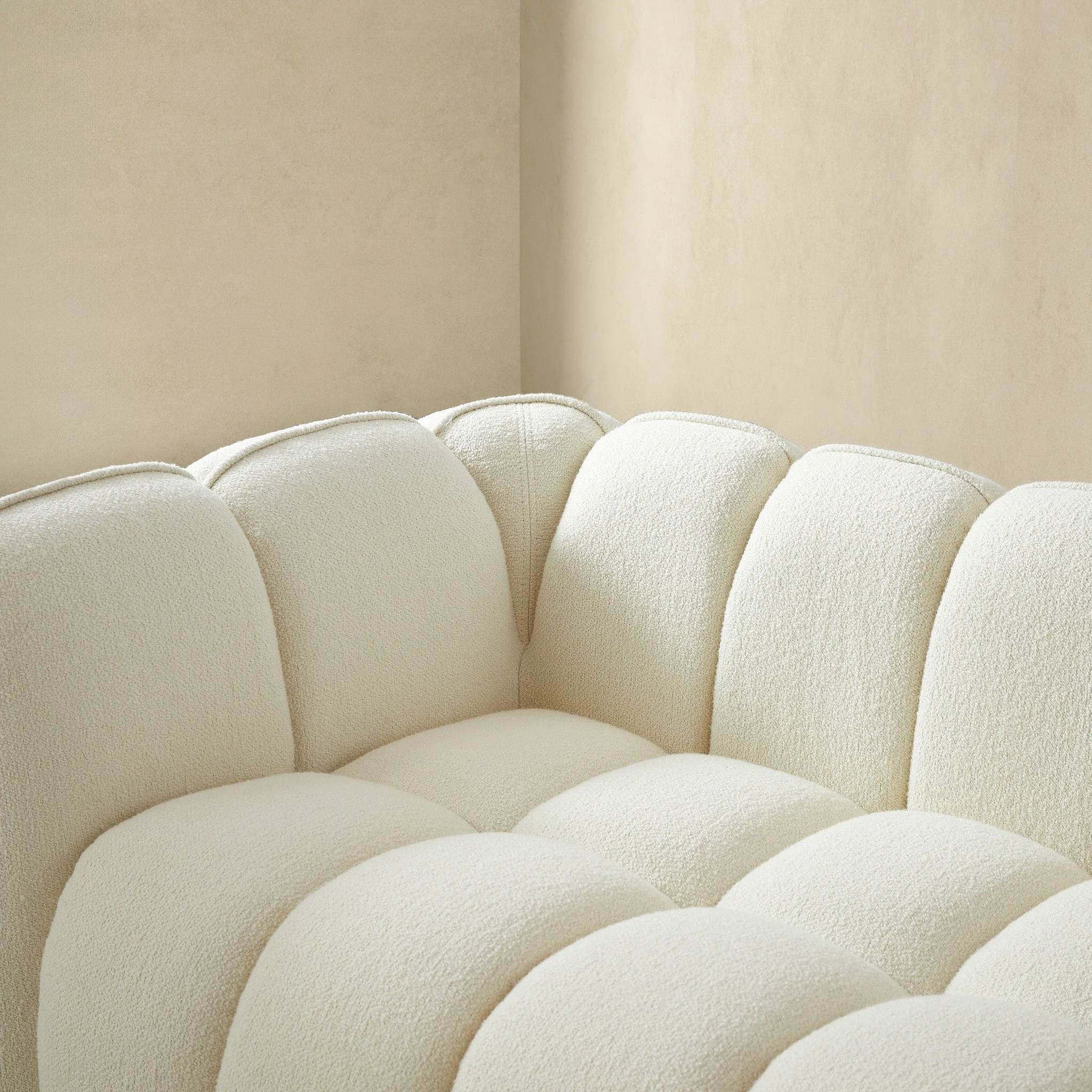 Marissa Sofa (Cream Boucle) - Image 8