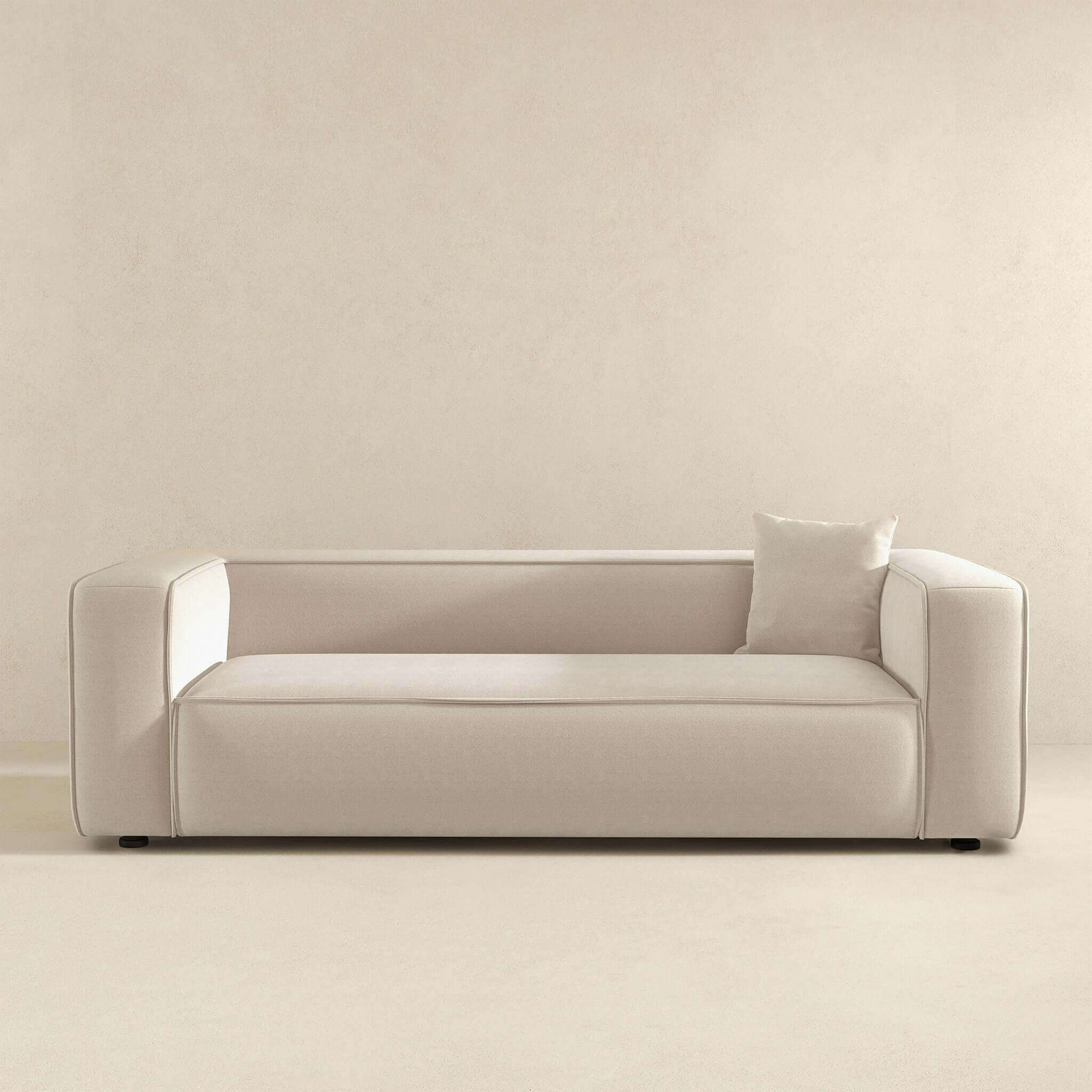 Marshall Modern Cream Boucle Sofa - Image 5