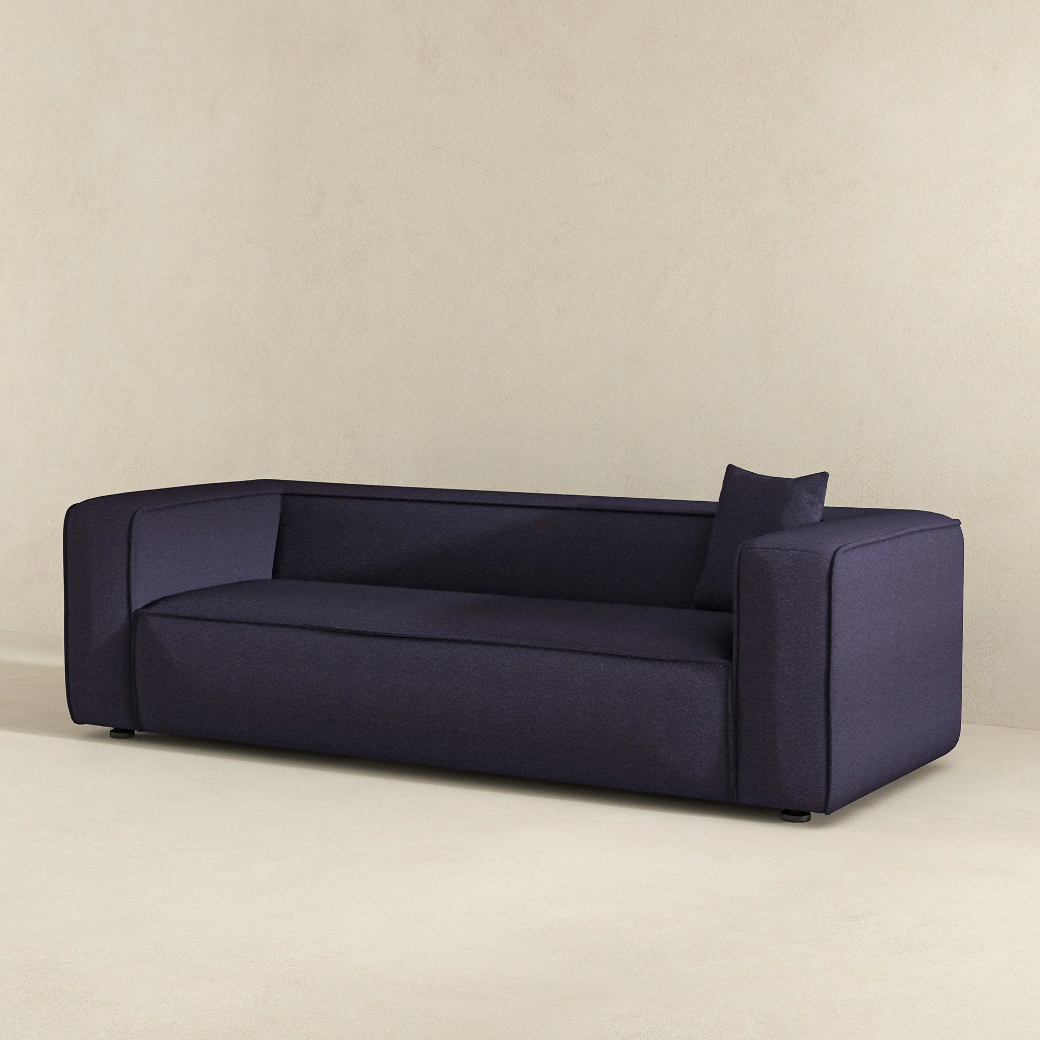 Marshall Modern Grey Boucle Sofa - Image 3