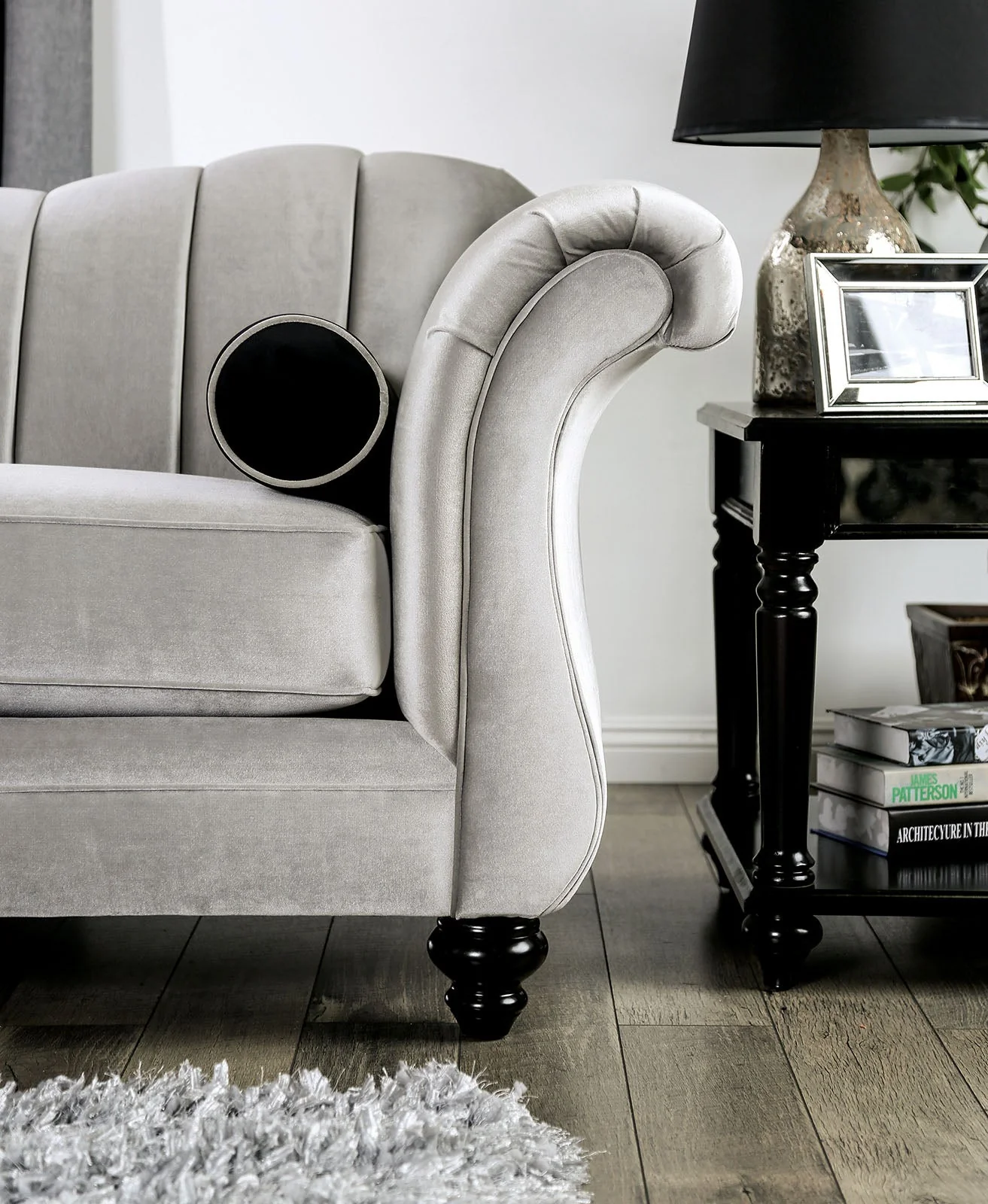 Marvin Pewter Sofa & Loveseat - Image 5
