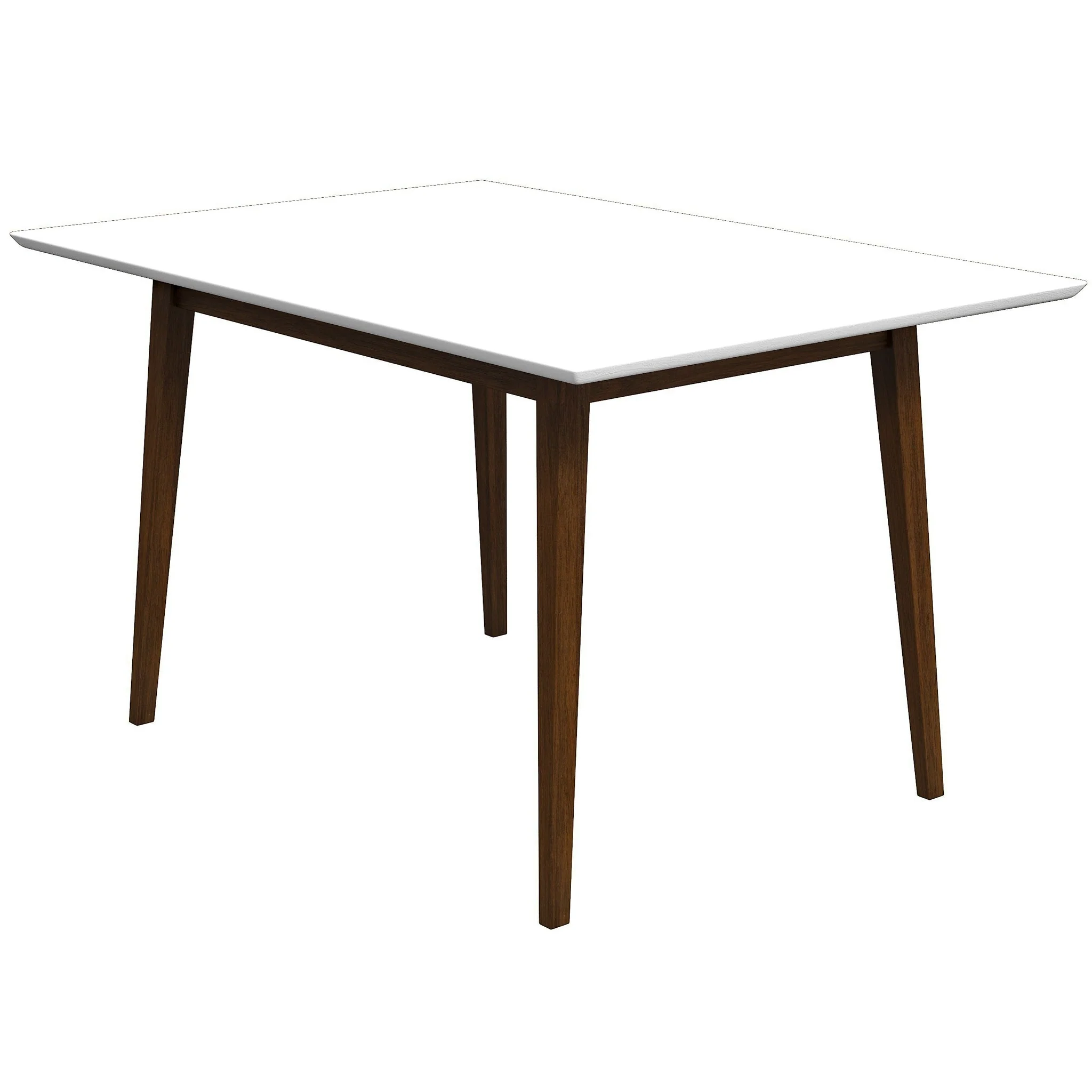 Mary Modern Style Solid Wood Rectangular Dining Kitchen Table 47" - Image 5