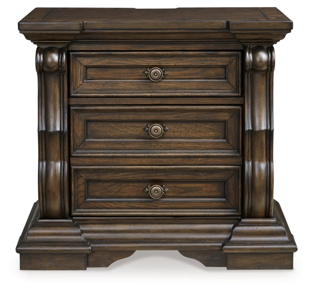 Maylee Three Drawer Night Stand - Image 4