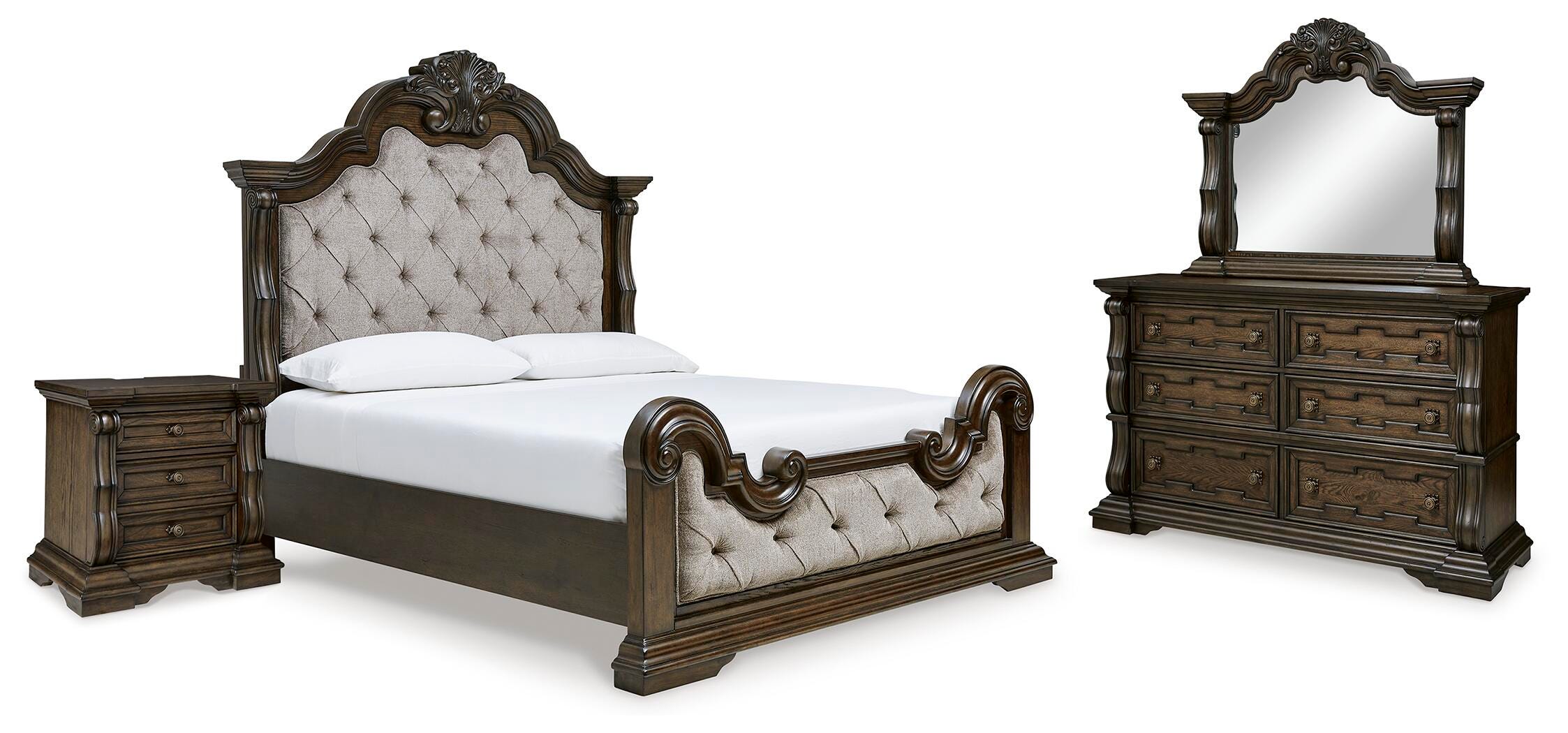 Maylee Upholstered Bed Bedroom Set - Image 2