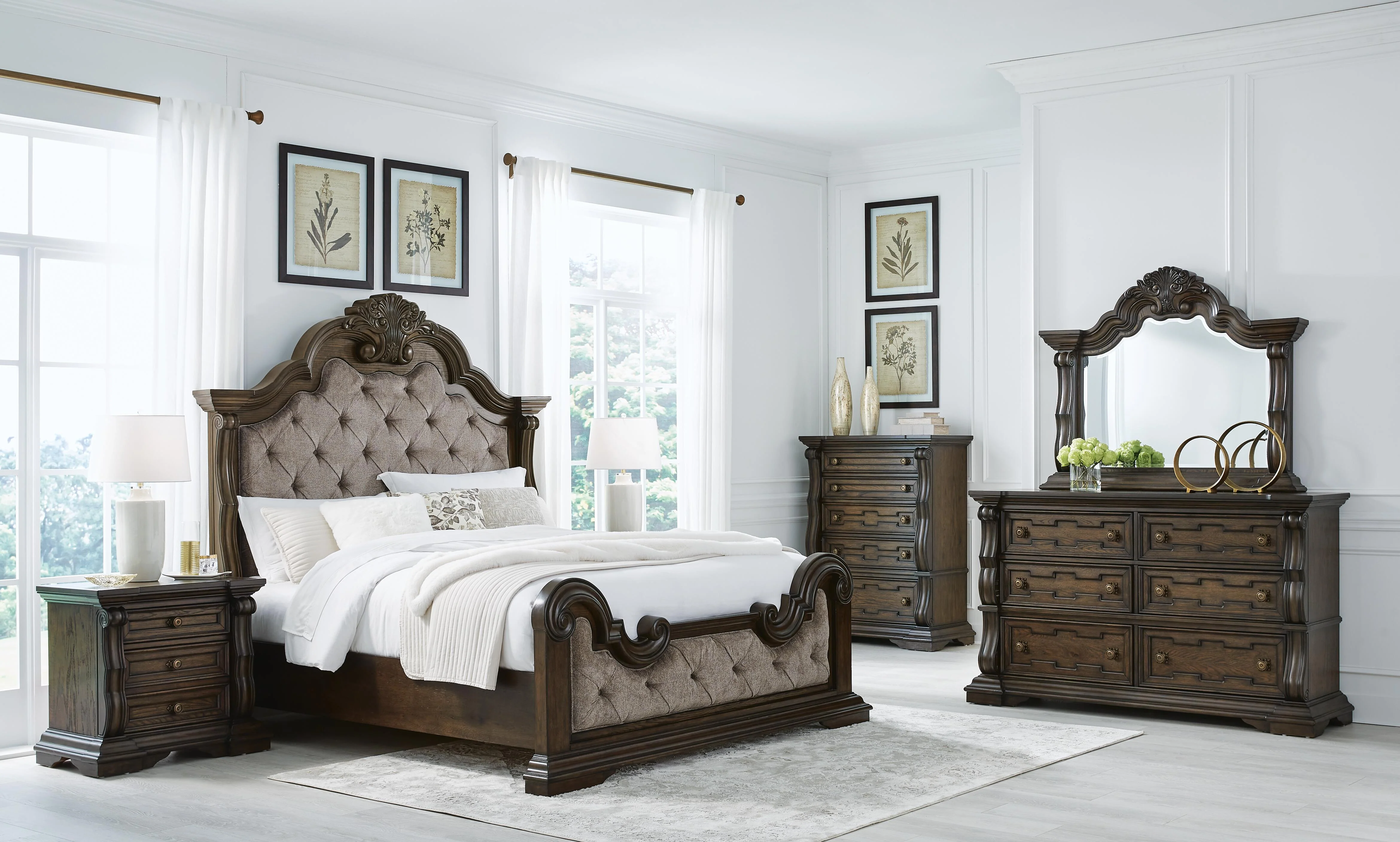 Maylee Upholstered Bed Bedroom Set - Image 22
