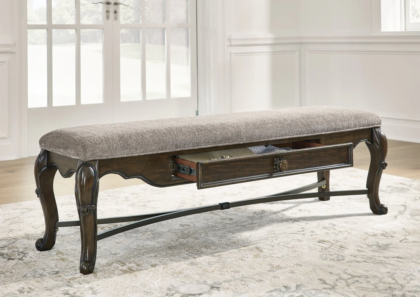 Maylee Upholstered Storage Bench - Image 7