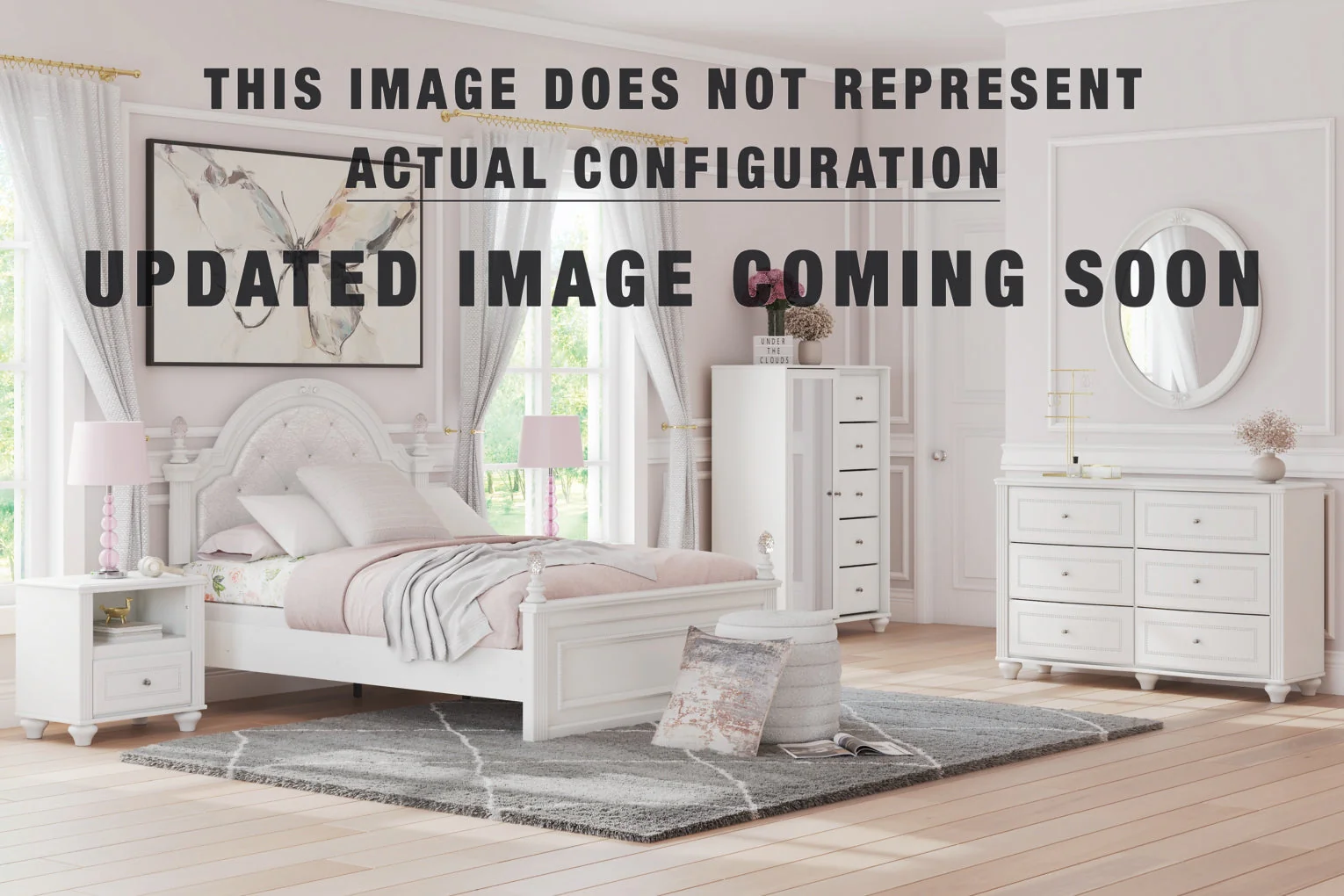 Maylilly Upholstered Panel Bed with Storage