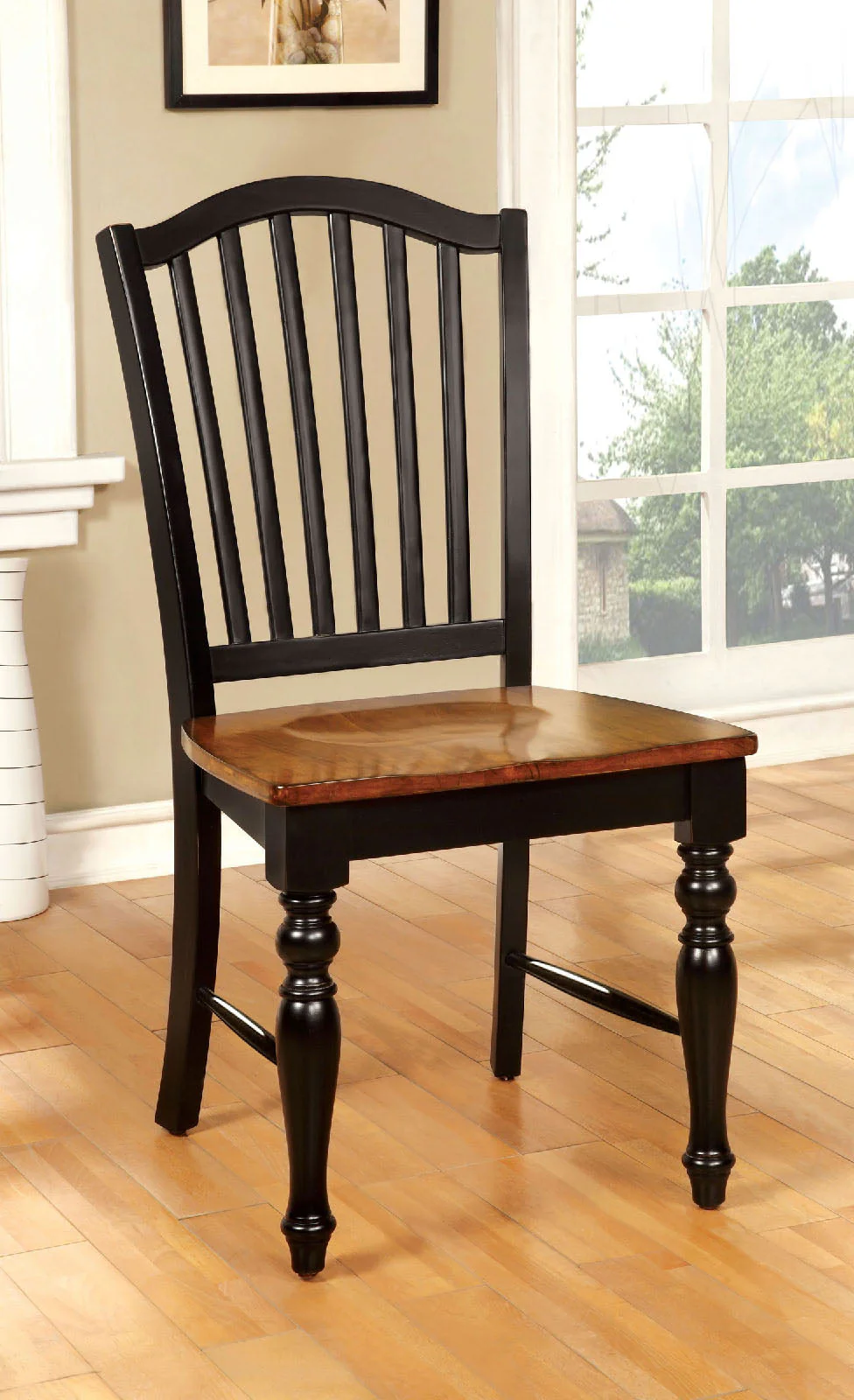 Mayville Black/Antique Oak 7 Pc. Dining Room Set - Image 5