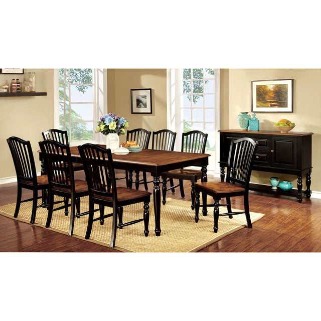 Mayville Black/Antique Oak Server - Image 4
