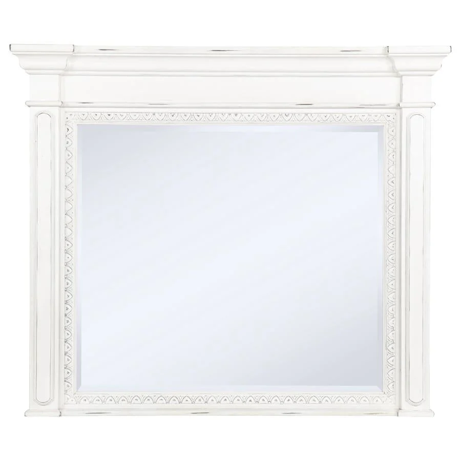McKinney Dresser Mirror Vintage White - Image 3