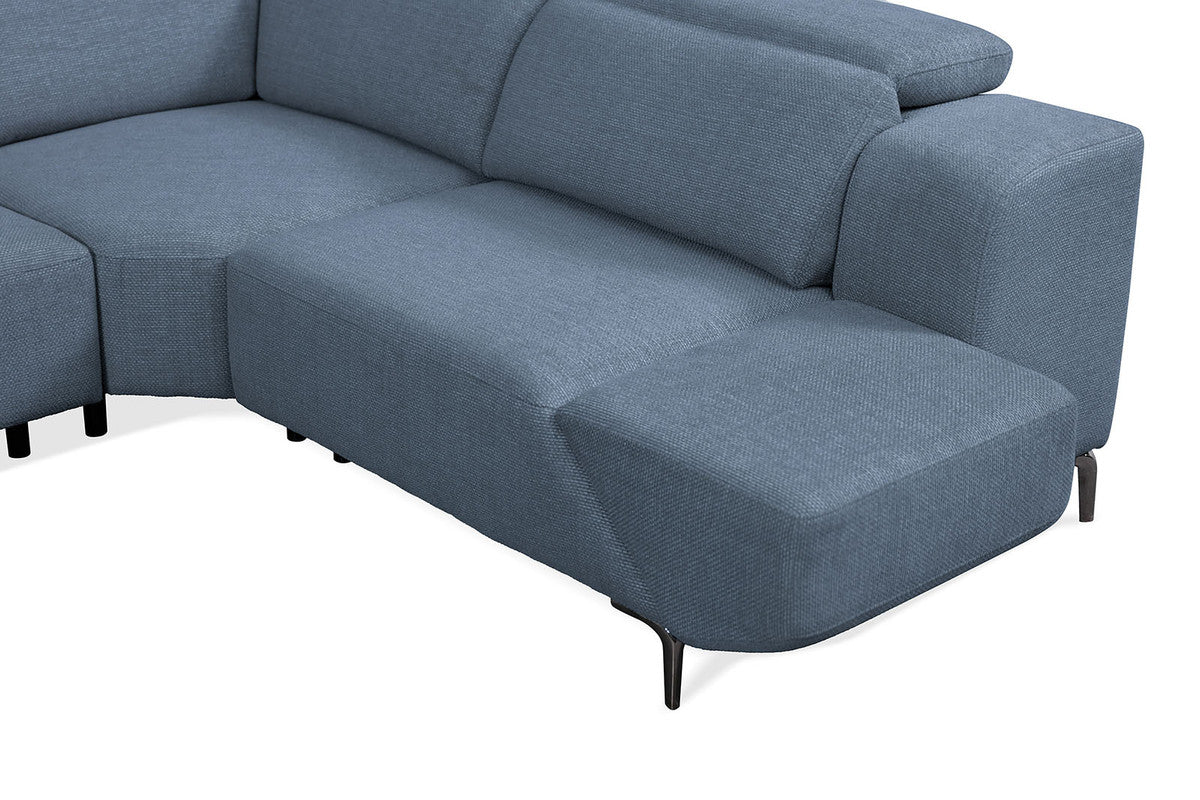 Melancton Blue Power Sectional - Image 4