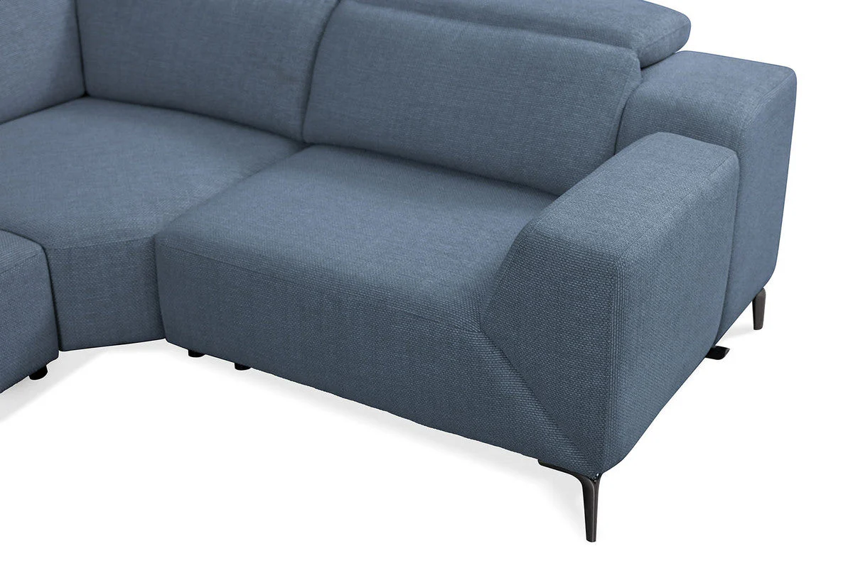 Melancton Blue Power Sectional - Image 5
